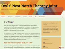 Tablet Screenshot of owlsnestnorth.com